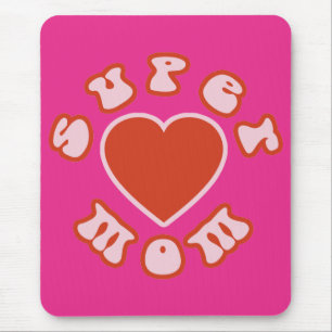 Tapis De Souris Mamans féminines et Girly mignonnes : Maman