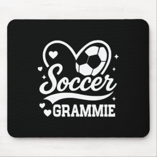 Tapis De Souris Mamie de football Cœur Amour Joueur de football