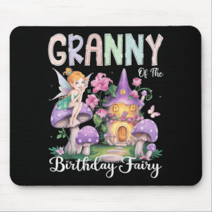 Tapis De Souris Mamie De L'Anniversaire Fée 1Er Anniversaire Fille