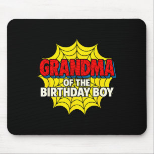 Tapis De Souris Mamie des enfants du garçon d'anniversaire Thème d