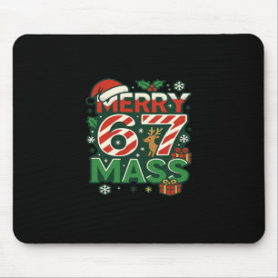 Tapis De Souris Mamie drôle joyeux 67 M bonbon canne de Noël numér