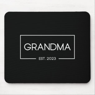 Tapis De Souris Mamie Est 2023 Nouvelle Grand-mère Première Fois