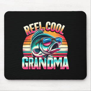 Tapis De Souris Mamie vraiment cool drôle Mamie de pêche Cadeaux d