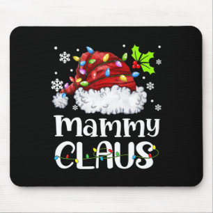 Tapis De Souris Mammy Claus Père Noël Noël Lumière Noël Famille
