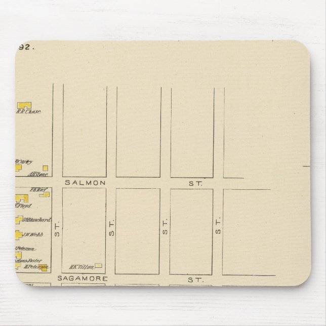 Tapis De Souris Manchester, NH, Ward 1 (Devant)