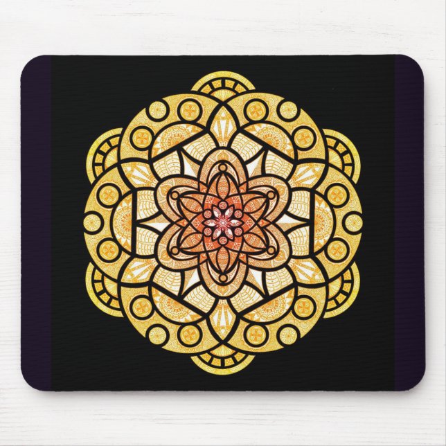 Tapis de souris Mandala (Devant)