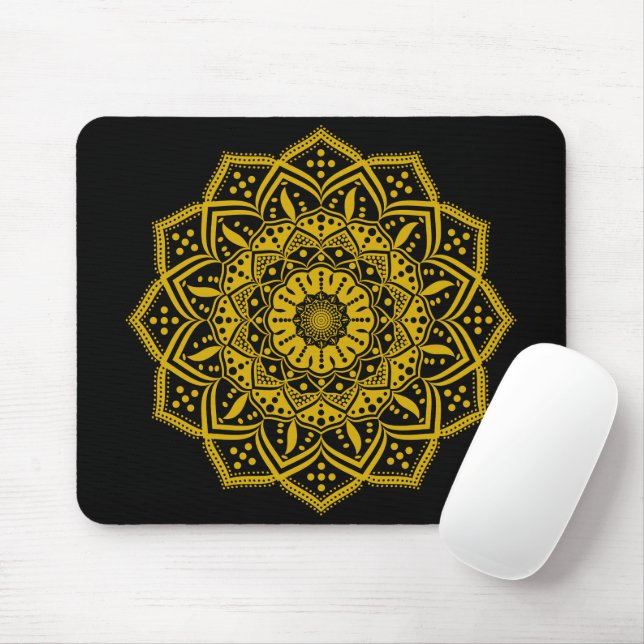 Tapis de souris Mandala (Avec souris)