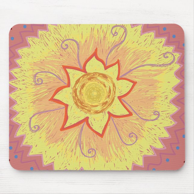 Tapis De Souris Mandala (Devant)