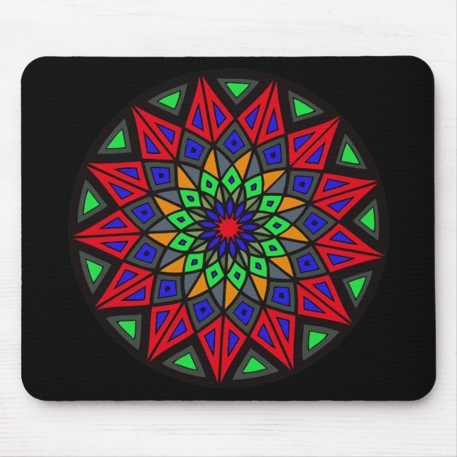 Tapis De Souris Mandala #4 (Devant)