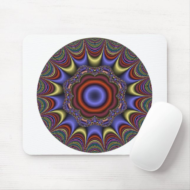 Tapis De Souris Mandala Abstrait (Avec souris)