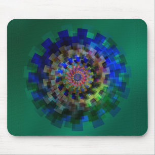 Tapis De Souris Mandala bleu