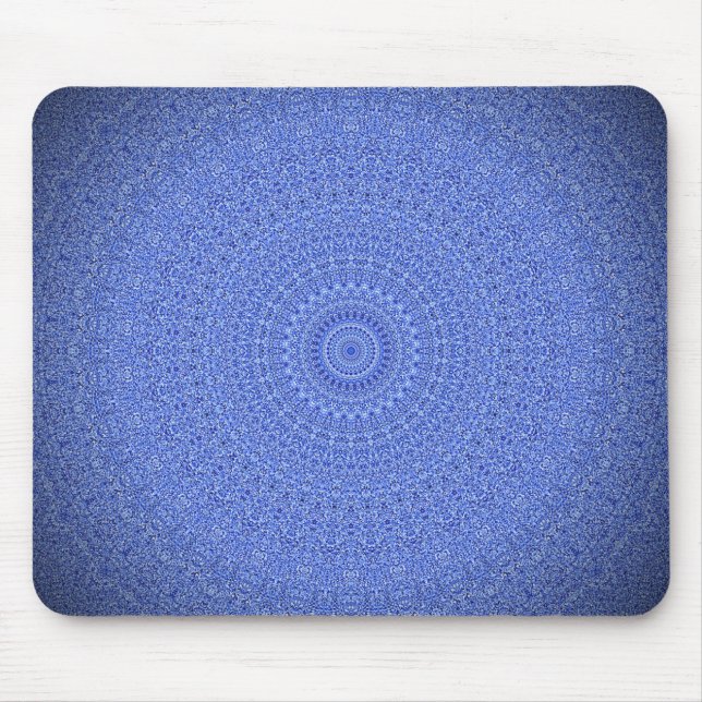 Tapis De Souris Mandala bleu (Devant)