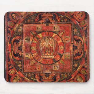 Tapis De Souris Mandala bouddhiste de compassion