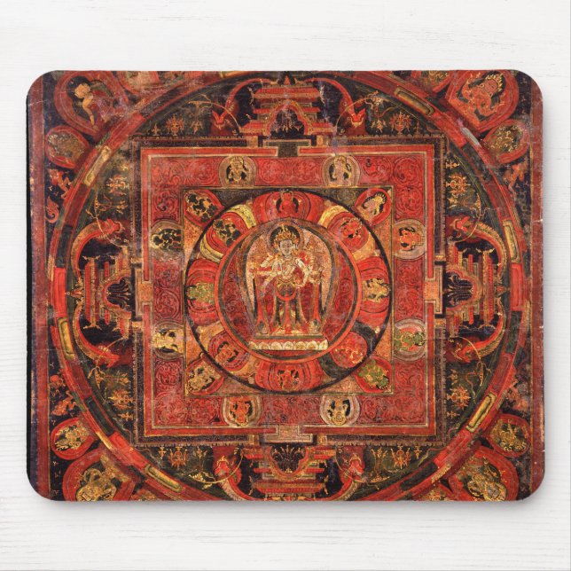 Tapis De Souris Mandala bouddhiste de compassion (Devant)