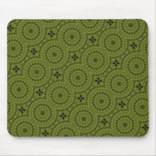 Tapis De Souris Mandala de la roue verte / Grünes Rad Mandala