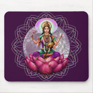 Tapis De Souris Mandala de Lakshmi de déesse