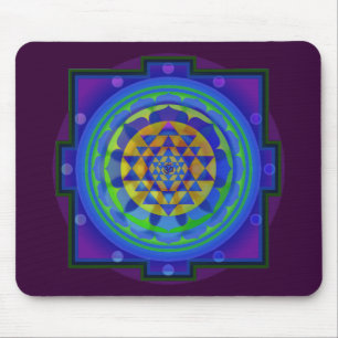 Tapis De Souris Mandala de l'OM (AUM) Yantra