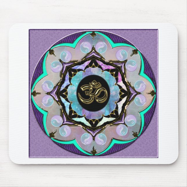 Tapis De Souris Mandala de lune (Devant)