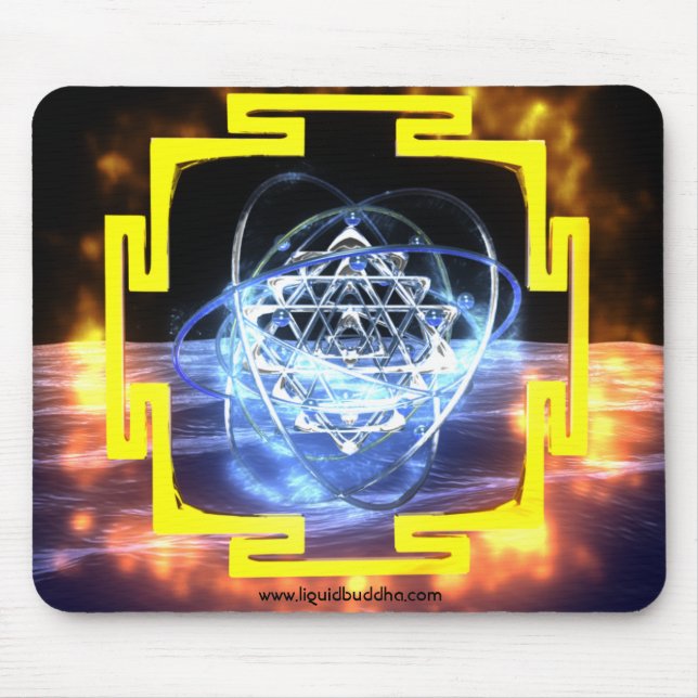 Tapis De Souris Mandala de Sri Yantra (Devant)