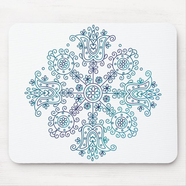 Tapis De Souris Mandala folklorique (Devant)