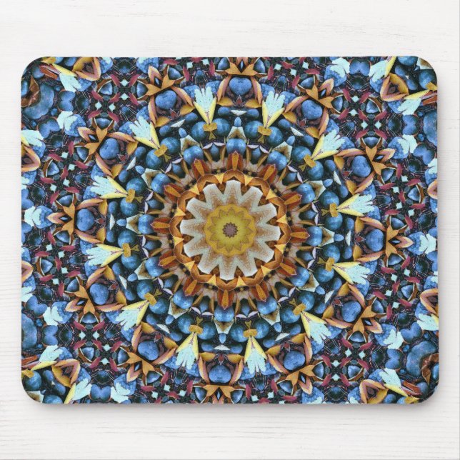 Tapis De Souris Mandala géométrique (Devant)