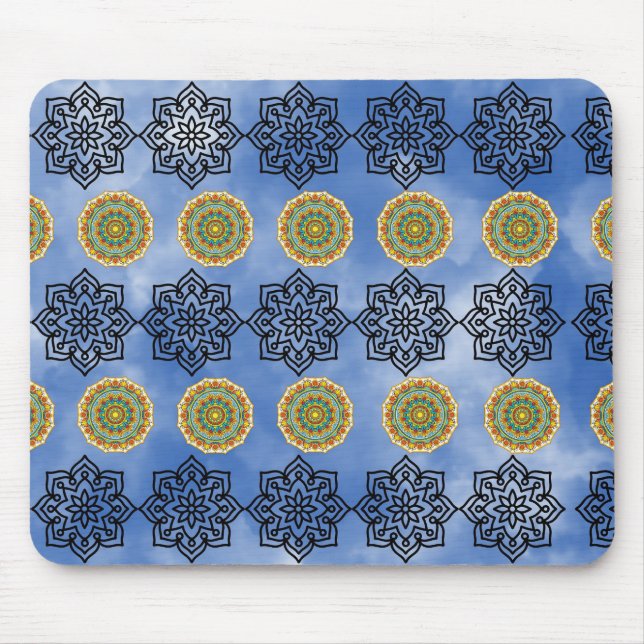 Tapis De Souris Mandala Mouse Pad (Devant)