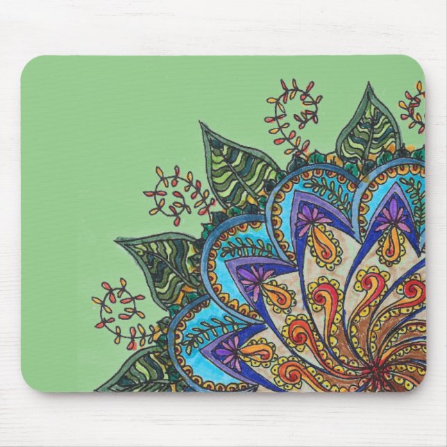 Tapis De Souris Mandala Mouse Pad (Devant)