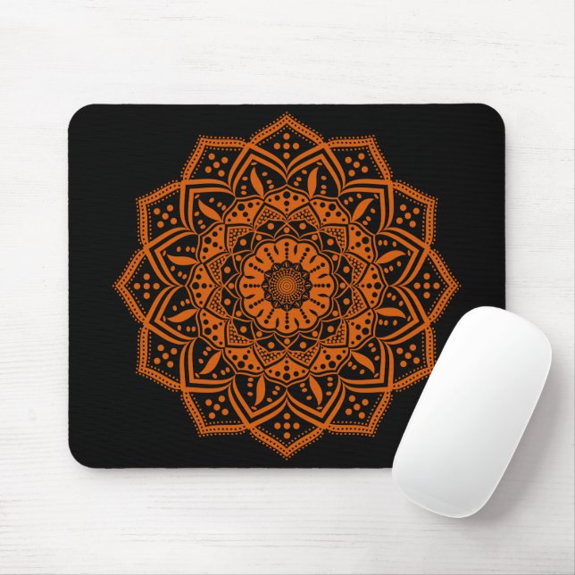 Tapis De Souris Mandala Mousepad (Avec souris)