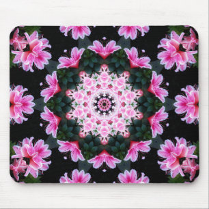 Tapis De Souris Mandala personnalisable Mousepad de fleur