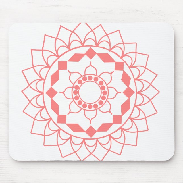 Tapis De Souris Mandala simple (Devant)