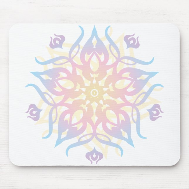 Tapis De Souris Mandala Sprite Burst (Devant)