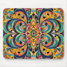 Mandala Symphonie des couleurs – Floral psychédéli