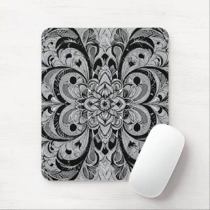 Tapis De Souris Mandala Symphonie des couleurs – Floral psychédéli