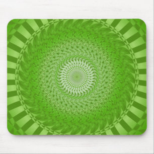 Tapis De Souris Mandala vert Soleil