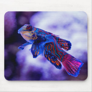 Tapis De Souris Mandarin Goby Fish Mouse Pad
