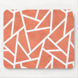 Tapis De Souris Mandarin orange mosaic pattern