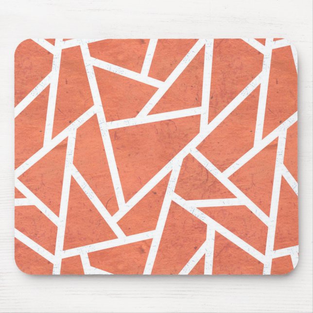 Tapis De Souris Mandarin orange mosaic pattern (Devant)