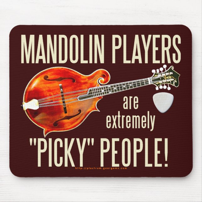 Tapis De Souris Mandolinists difficile (Devant)