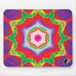 Tapis De Souris Mandril Kaleidoscope