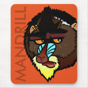 TAPIS DE SOURIS MANDRILL VERTICAL MOUSE PAD