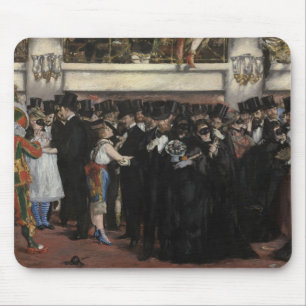 Tapis De Souris Manet   Boule masquée à l'Opéra, 1873