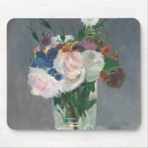 Tapis De Souris Manet   fleurit dans un vase en cristal, c.1882