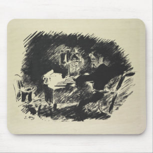 Tapis De Souris Manet Le Corbeau, 1875