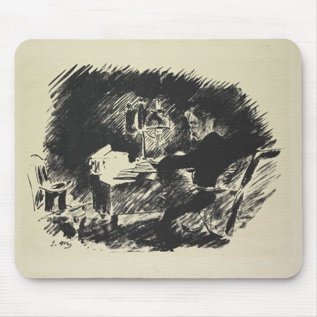 Tapis De Souris Manet | Le Corbeau, 1875 (Devant)