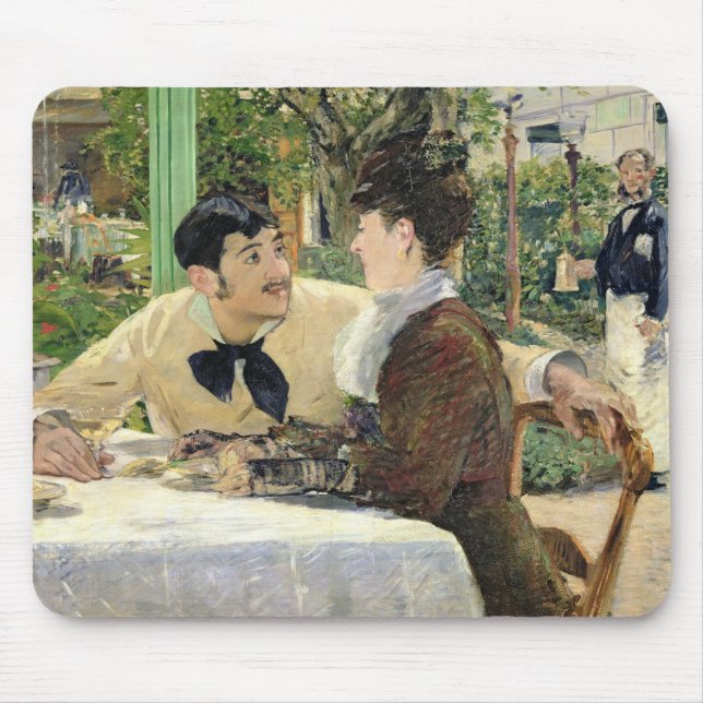Tapis De Souris Manet | le jardin de Pere Lathuille, 1879 (Devant)