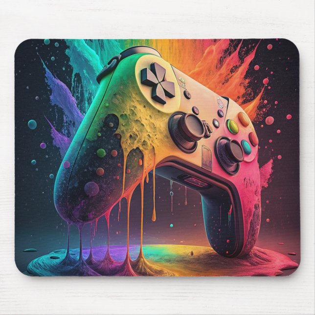 Tapis De Souris Manette de jeu (Devant)