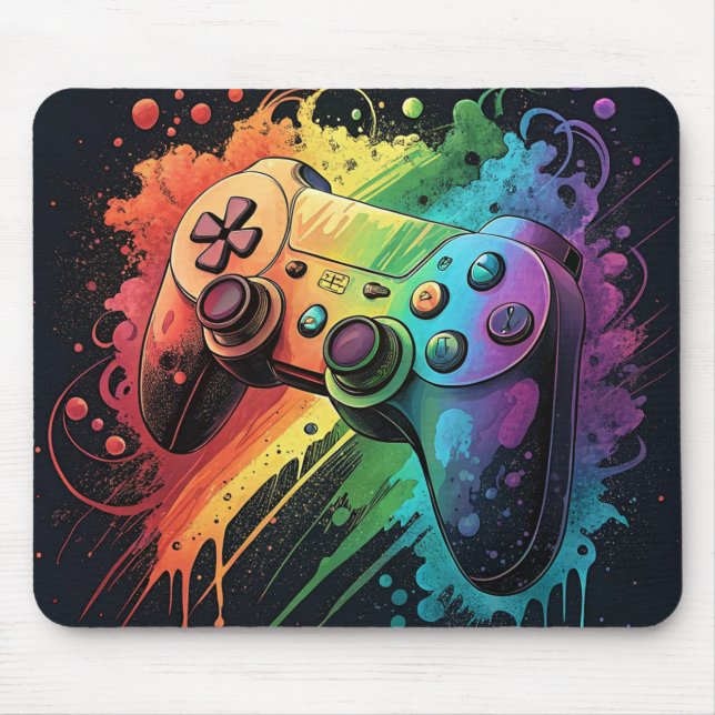 Tapis De Souris Manette de jeu (Devant)