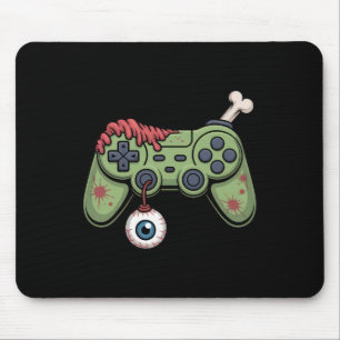 Tapis De Souris Manette de joueur zombie avec Eyell et Halloween G