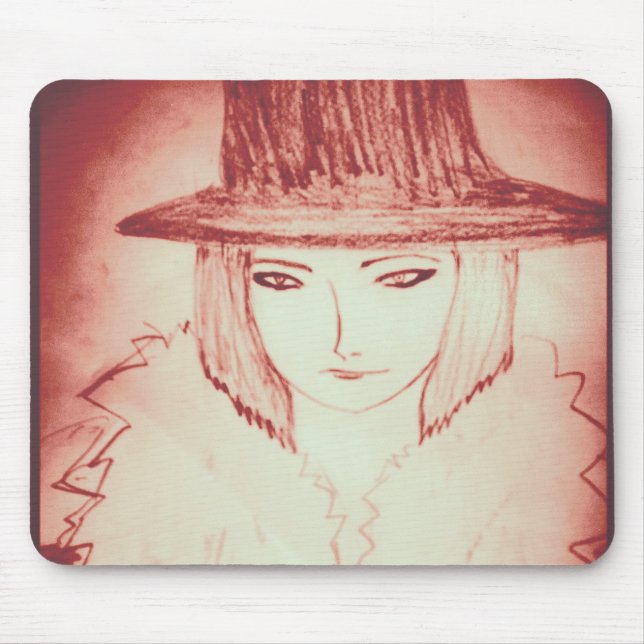 Tapis De Souris manga animé fille comme garçon yaei magicien (Devant)