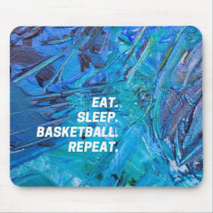 Tapis De Souris Mange. Vis. basket-ball. répétez.